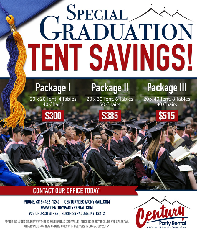 Party rentals | Syracuse, NY | Graduation Party Rentals